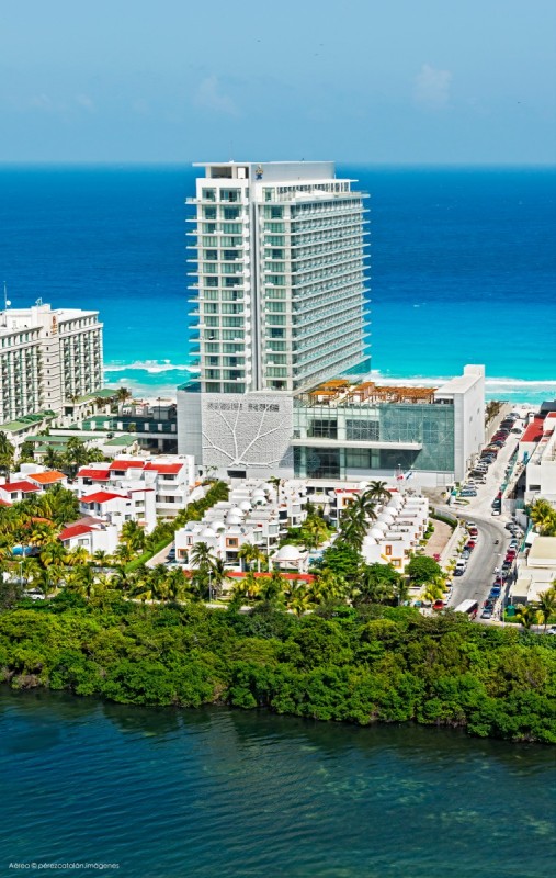 Fotografía Aérea profesional arquitectura cancún y riviera maya