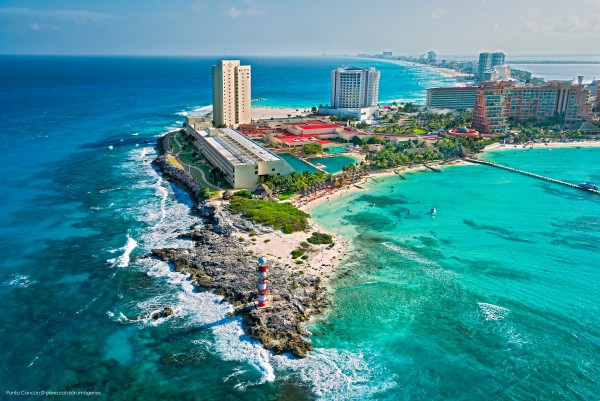 Fotografía Aérea profesional arquitectura cancún y riviera maya