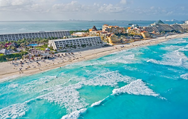 Fotografía Aérea profesional arquitectura cancún y riviera maya