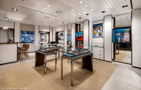 Hublot boutique la isla professional photography interior architecture cancun riviera maya