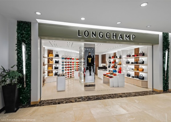longchamp botiques luxury avenue professional photography interior architecture cancun riviera maya