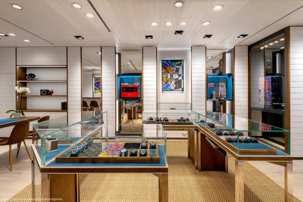 Hublot boutique la isla professional photography interior architecture cancun riviera maya
